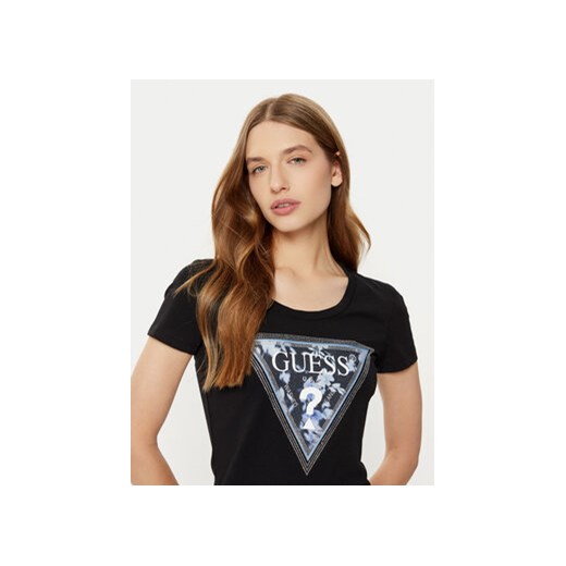 Guess T-Shirt W5RI00 J1314 Czarny Regular Fit Guess M MODIVO