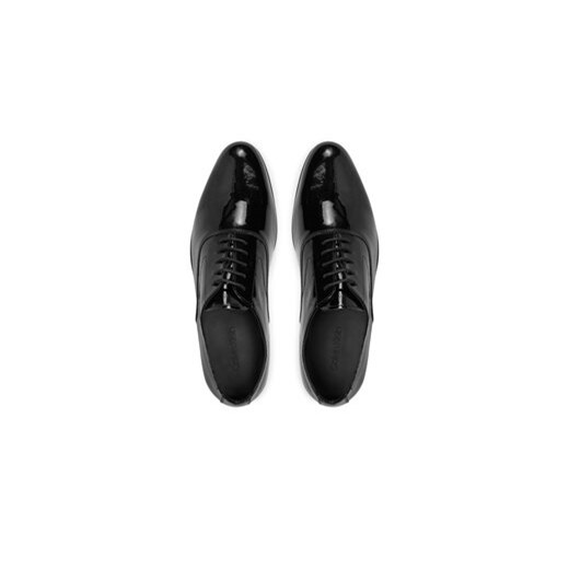 Calvin Klein Półbuty Oxford Pat HM0HM01600 Czarny Calvin Klein 46 MODIVO