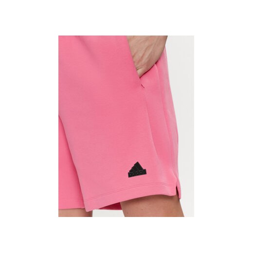 adidas Szorty sportowe Z.N.E. Premium IN5097 Różowy Loose Fit L MODIVO