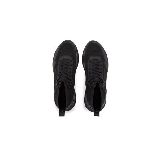 Calvin Klein Sneakersy High Top Lace Up Knit HM0HM01267 Czarny Calvin Klein 44 MODIVO