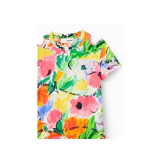Desigual Sukienka codzienna 23SGVK14 Kolorowy Regular Fit Desigual 9_10Y MODIVO