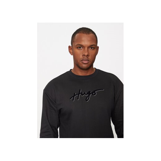 Hugo Bluza Easy 50528579 Czarny Regular Fit XS MODIVO