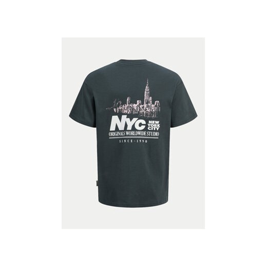 Jack&Jones Junior T-Shirt Bronx Square 12263185 Szary Loose Fit Jack&jones Junior 140 MODIVO