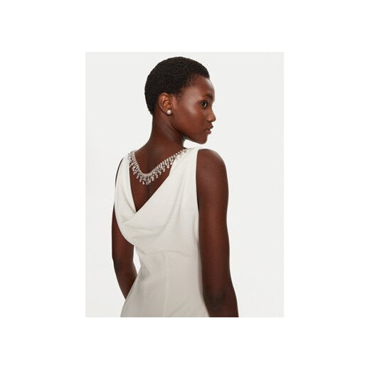 Rinascimento Sukienka wieczorowa CFC0119999003 Biały Slim Fit Rinascimento M MODIVO