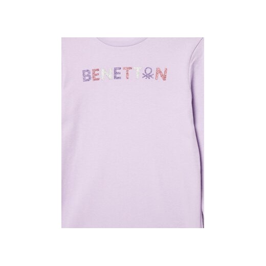 United Colors Of Benetton Bluzka 3I9WC10JR Fioletowy Regular Fit United Colors Of Benetton 160 MODIVO