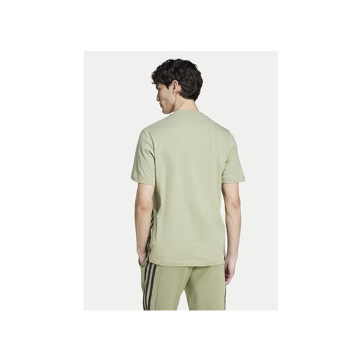 adidas T-Shirt Future Icons 3-Stripes IY7736 Zielony Regular Fit L MODIVO