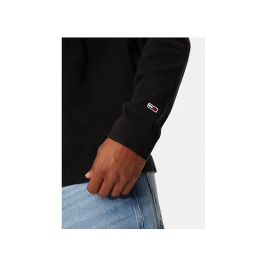 Tommy Jeans Sweter DM0DM20596 Czarny Regular Fit Tommy Jeans L MODIVO