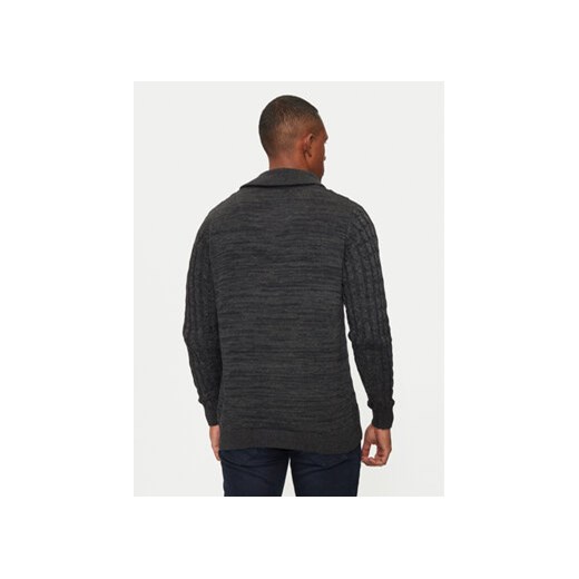 INDICODE Sweter Rufus 35-026 Szary Regular Fit S MODIVO