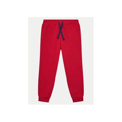 United Colors Of Benetton Spodnie dresowe 3J70GF010 Czerwony Regular Fit United Colors Of Benetton 116 MODIVO
