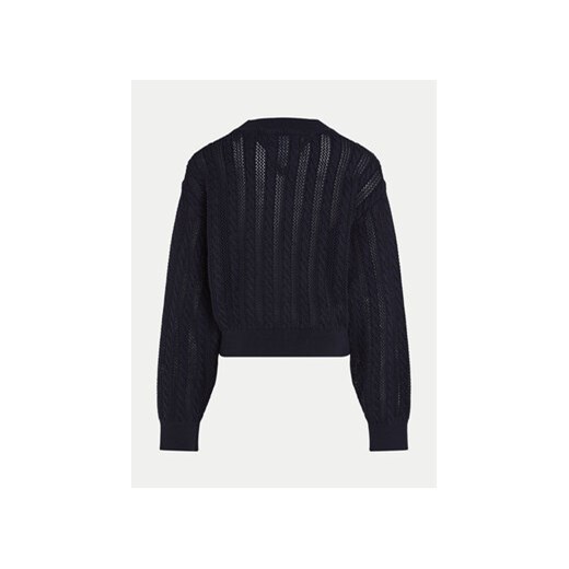 Tommy Hilfiger Sweter Essential KG0KG08075 Granatowy Regular Fit Tommy Hilfiger 8Y MODIVO