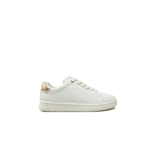 Tommy Hilfiger Sneakersy Low Cut Lace-Up Sneaker T3A9-33736-1355 M Biały ze sklepu MODIVO w kategorii Buty sportowe dziecięce - zdjęcie 176925988