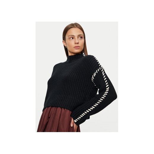 Vero Moda Sweter New Cream 10313514 Czarny Loose Fit Vero Moda L MODIVO