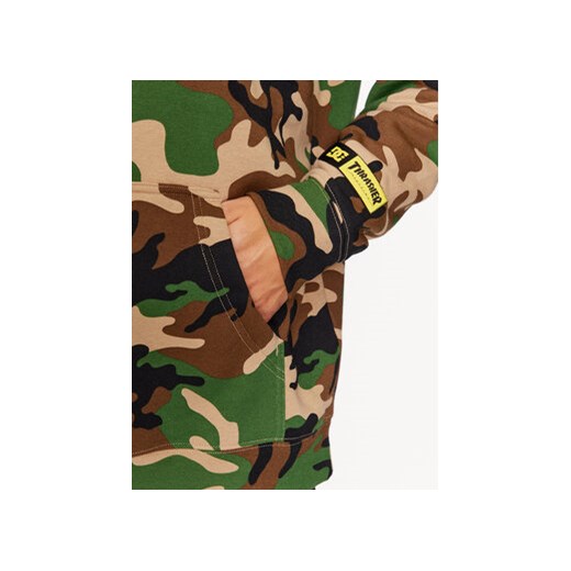 DC Bluza Dc X Thrasher Otlr ADYFT03399 Khaki Regular Fit M MODIVO