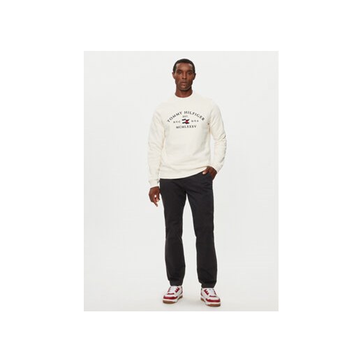 Tommy Hilfiger Bluza MW0MW35526 Écru Regular Fit Tommy Hilfiger M MODIVO
