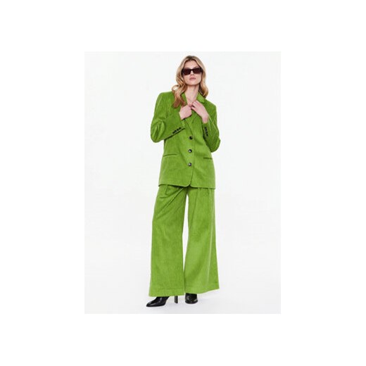 Gestuz Spodnie materiałowe Megan 10906751 Zielony Relaxed Fit Gestuz 38 MODIVO