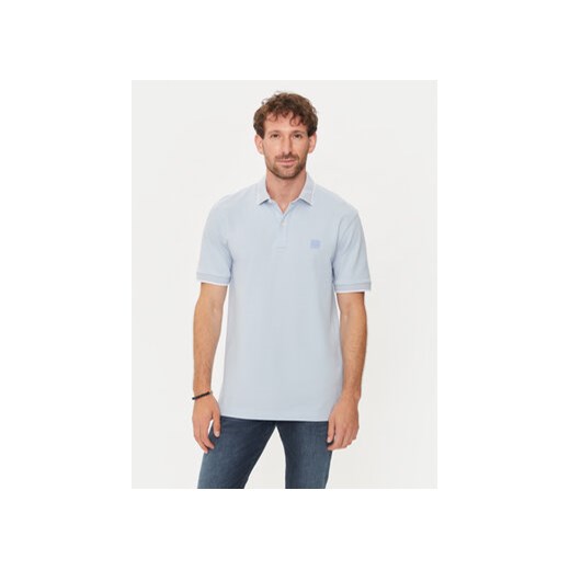 Boss Polo Passertip 50507699 Niebieski Slim Fit 3XL MODIVO