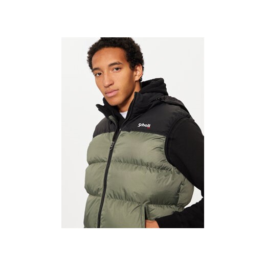 SCHOTT N.Y.C. Kamizelka UTAHV Zielony Regular Fit Schott N.y.c. M MODIVO