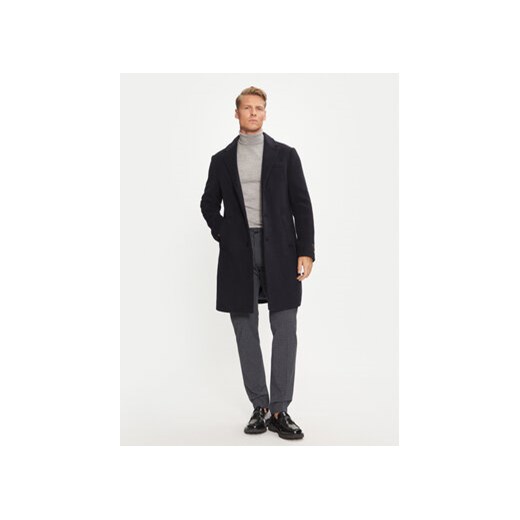 Liu Jo Płaszcz wełniany QXX009 T2583 Granatowy Regular Fit Liu Jo 52 MODIVO