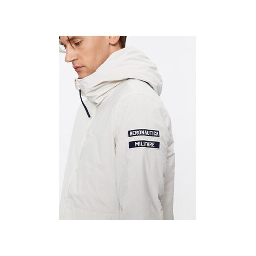 Aeronautica Militare Kurtka przejściowa 232AB2093CT3140 Écru Regular Fit Aeronautica Militare 56 MODIVO