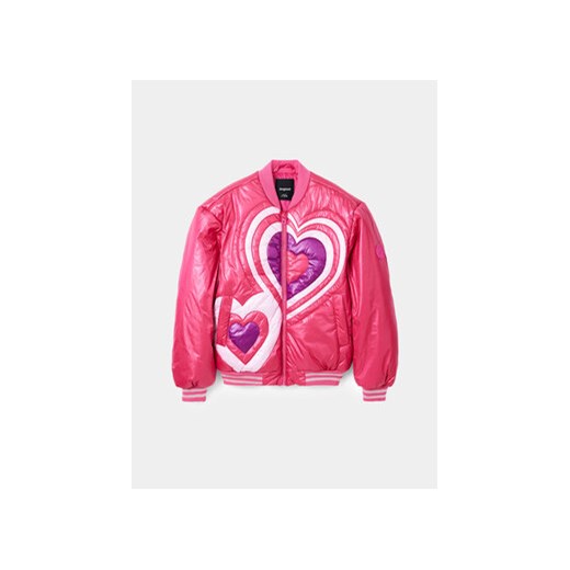 Desigual Kurtka puchowa 23WGEW02 Różowy Regular Fit Desigual 11_12Y MODIVO