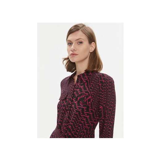 Pinko Sukienka koszulowa Asesente 100909 A19Q Czarny Regular Fit Pinko 46 MODIVO