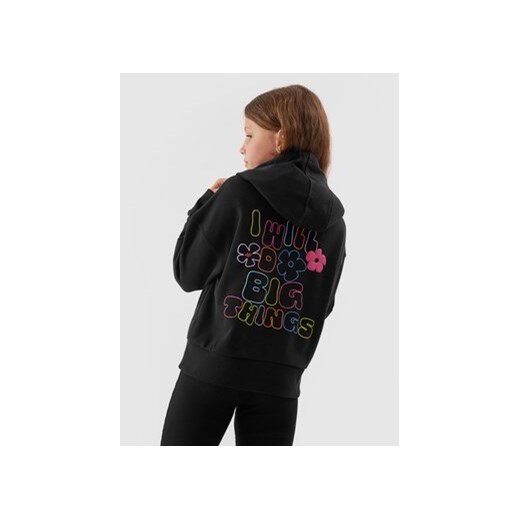 4F Bluza 4FJAW23TSWSF645 Czarny Regular Fit 128 MODIVO