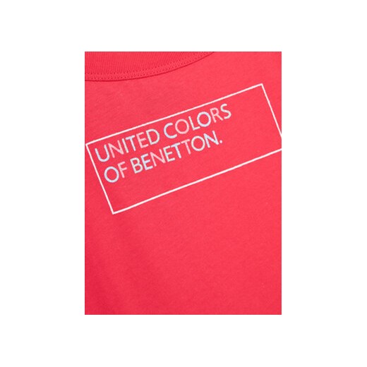 United Colors Of Benetton Top 3I1XCH01E Różowy Regular Fit United Colors Of Benetton 150 MODIVO