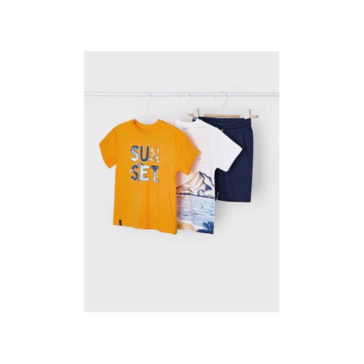Mayoral Komplet t-shirt i spodenki 3681 Kolorowy Mayoral 7Y MODIVO