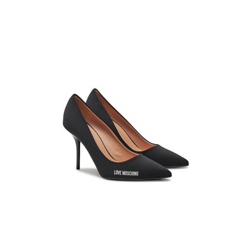 LOVE MOSCHINO Szpilki JA10089G1LIM0000 Czarny Love Moschino 39 MODIVO