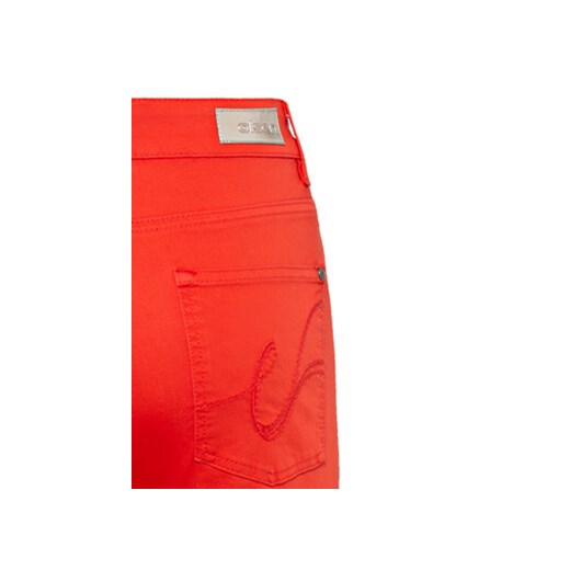 Olsen Spodnie materiałowe Mona 14000625 Czerwony Slim Fit Olsen 40 MODIVO