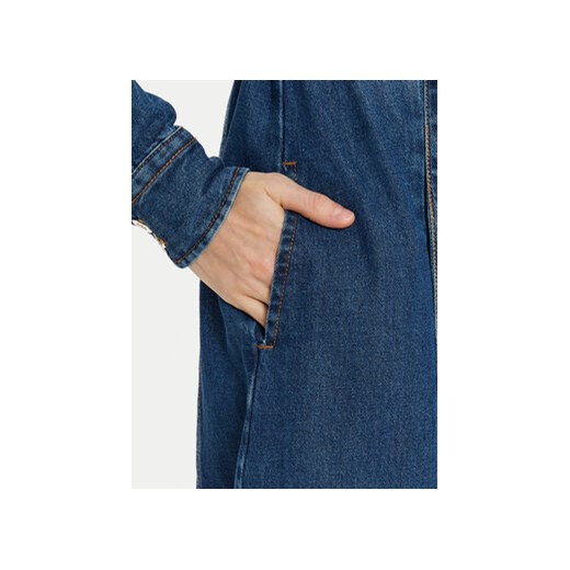 Babylon Sukienka jeansowa EBJ008 Niebieski Regular Fit 42 MODIVO