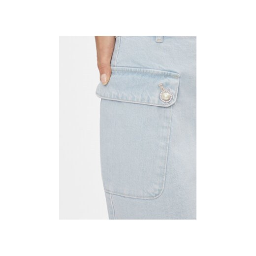 Custommade Spódnica jeansowa Riana 999448941 Błękitny Regular Fit Custommade XS MODIVO