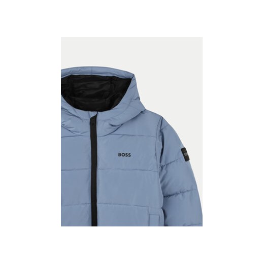 Boss Kurtka puchowa J51237 D Niebieski Regular Fit 14Y MODIVO