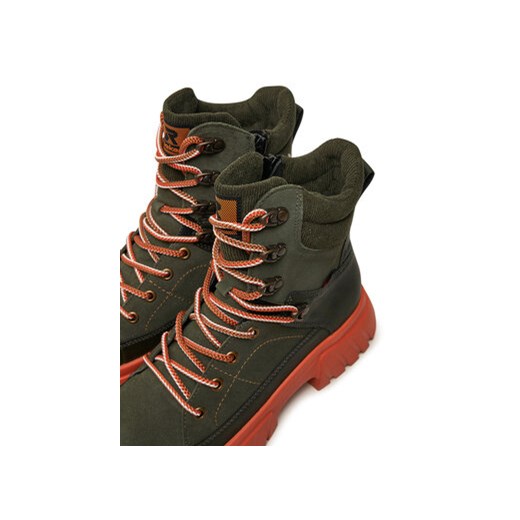 Rieker Botki W1871-54 Zielony Rieker 40 MODIVO