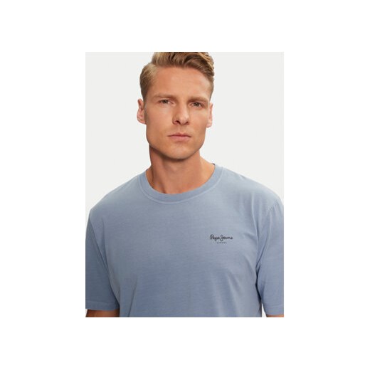 Pepe Jeans T-Shirt Jacko PM508664 Niebieski Regular Fit Pepe Jeans M MODIVO