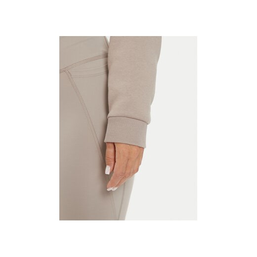 Reebok Bluza Fleece Coverup 100076068 Brązowy Regular Fit Reebok XL MODIVO