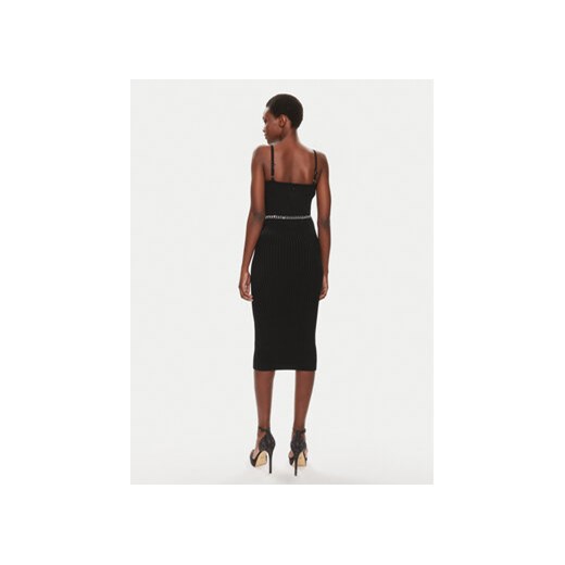 MICHAEL Michael Kors Sukienka dzianinowa MS381MK33D Czarny Slim Fit Michael Michael Kors XS MODIVO