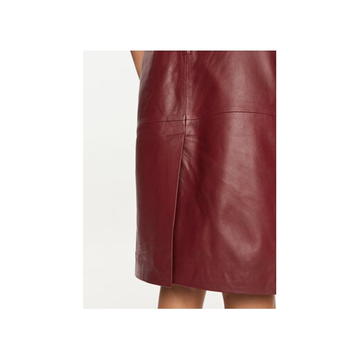 2NDDAY Spódnica skórzana Jayan 2245553672 Czerwony Slim Fit 2ndday 40 MODIVO
