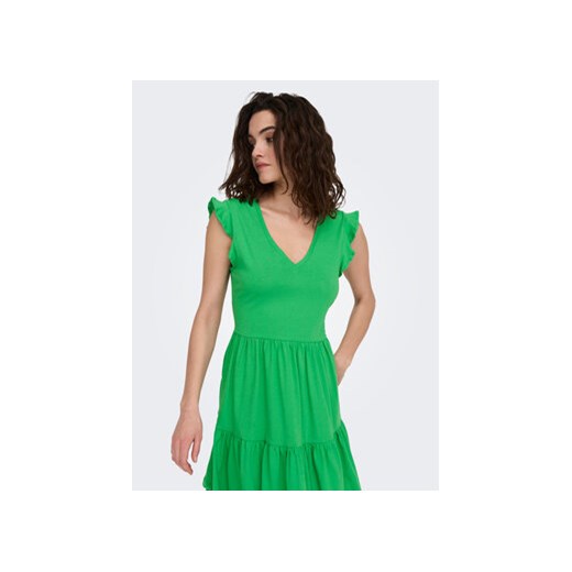 ONLY Sukienka letnia May 15226992 Zielony Regular Fit S MODIVO