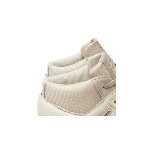 Calvin Klein Jeans Sneakersy Basket Cup Mid Laceup Lth Ml Mtr YM0YM00995 Écru 45 MODIVO