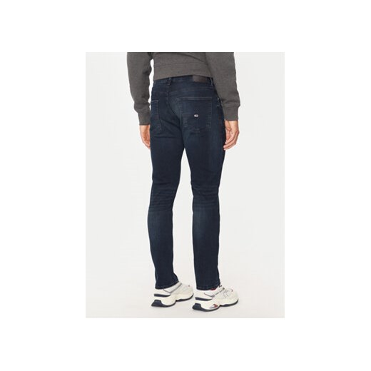 Tommy Jeans Jeansy Scanton DM0DM20386 Granatowy Slim Fit Tommy Jeans 32_30 MODIVO