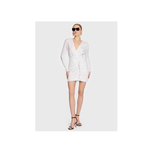 IRO Sukienka dzianinowa Diamante AS232 Biały Slim Fit Iro XL MODIVO