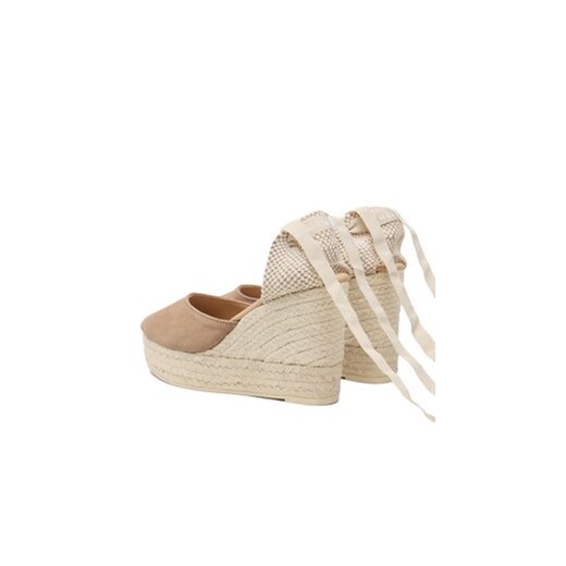 Manebi Espadryle Wedge Espadrilles W 1.9 WV Brązowy Manebi 38 MODIVO