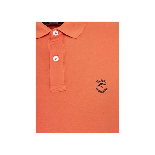 INDICODE Polo Wadim 40-913 Pomarańczowy Slim Fit XL MODIVO