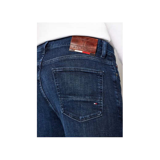 Tommy Hilfiger Jeansy Bleecker MW0MW15599 Granatowy Slim Fit Tommy Hilfiger 33_34 MODIVO