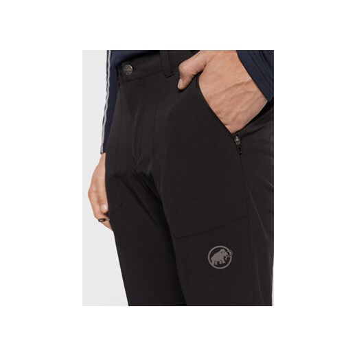 Mammut Spodnie outdoor Runbold 1022-01670-0001-50-10 Czarny Athletic Fit Mammut 50 MODIVO