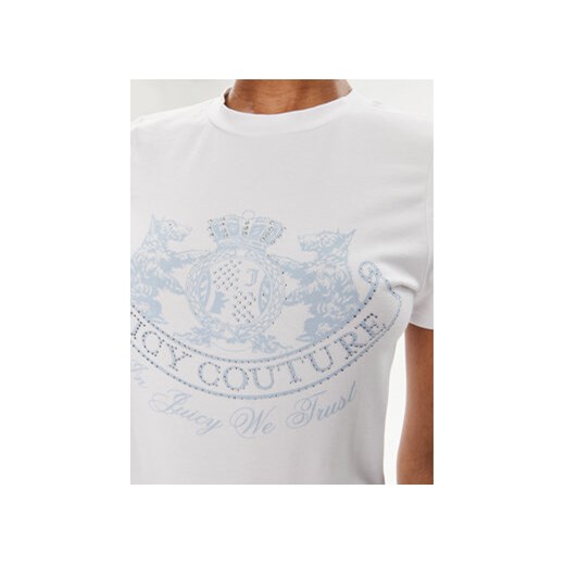 Juicy Couture T-Shirt Enzo Dog JCBCT224816 Biały Slim Fit Juicy Couture XL MODIVO