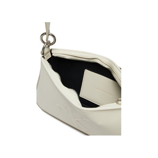 Calvin Klein Jeans Torebka Sculpted Shoulder K60K612725 Écru uniwersalny MODIVO