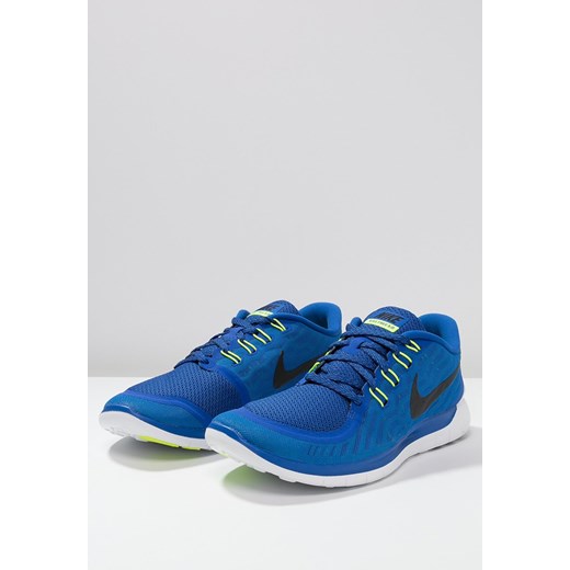 Nike Performance FREE 5.0 Obuwie do biegania Amortyzacja game royal/black/turquoise/light retro zalando niebieski sportowy