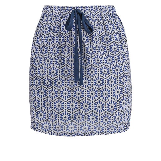 Paramita BRYONY Spódnica mini blue zalando niebieski abstrakcyjne wzory